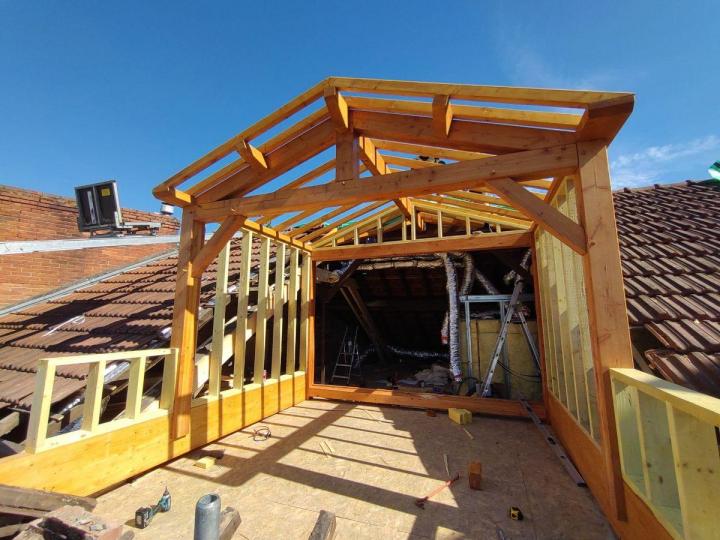 Création terrasse en bois Montagne Bourbonnaise